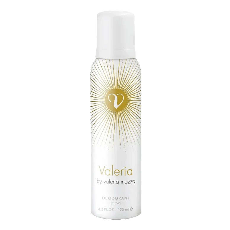 VALERIA MAZZA DESODORANTE AEROSOL X 123 ML.